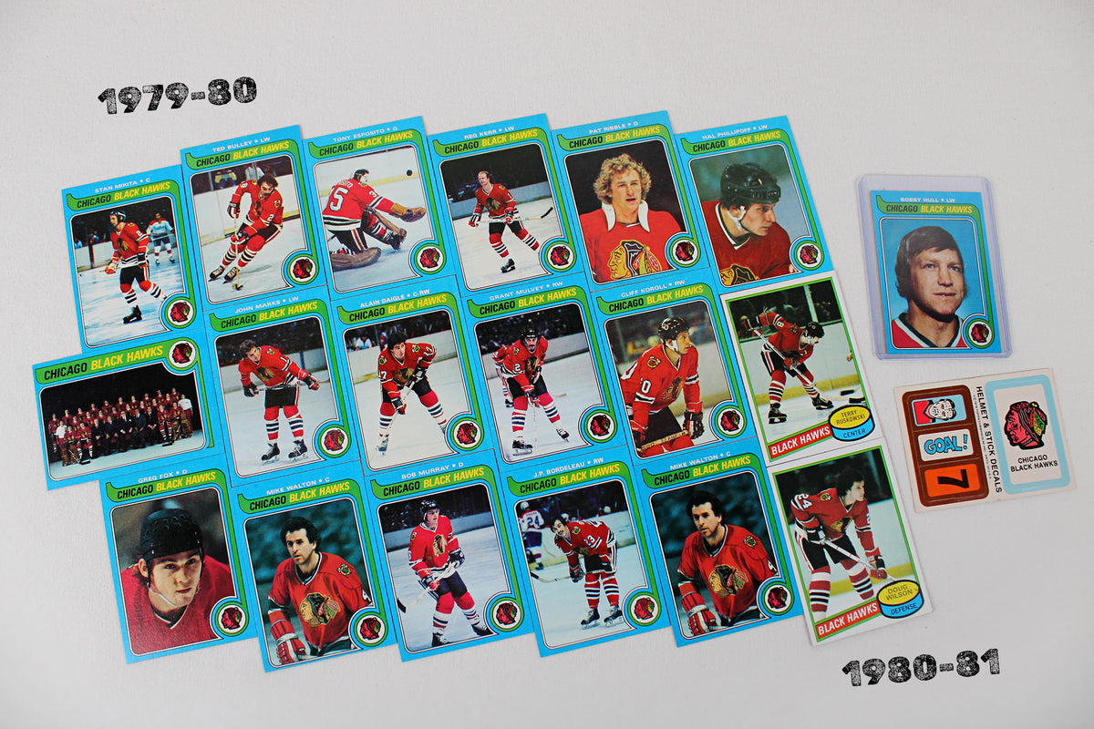 Chicago Blackhawks: Topps Hockey Card Team Pack, 1971-72 - 1980-81