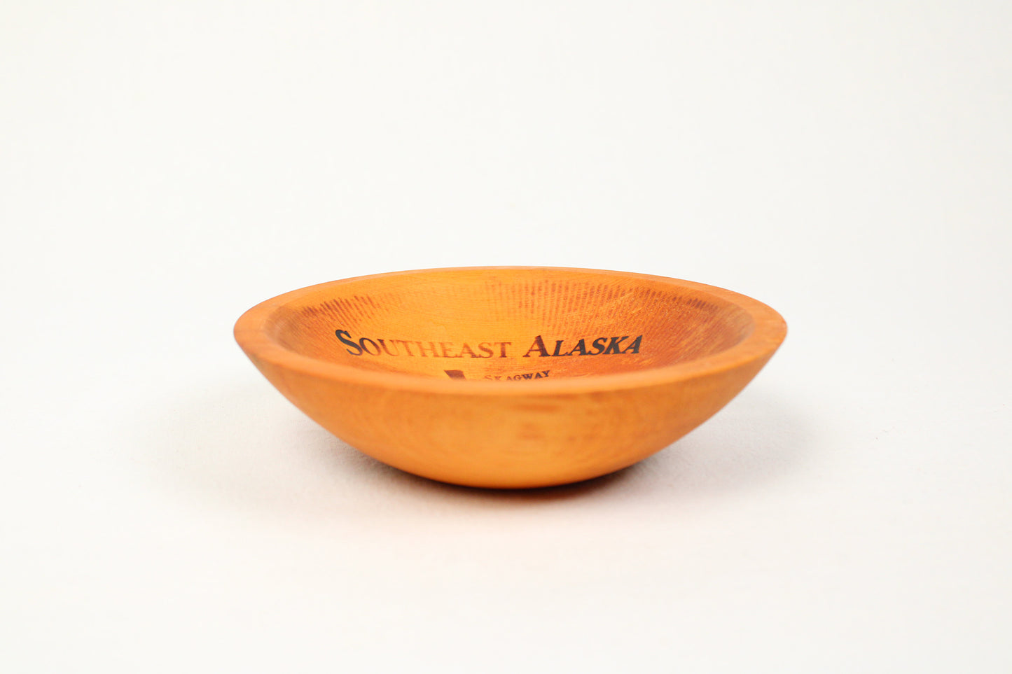 Alaska Forest Creations “Southeast Alaska Inside Passage” Yellow Cedar Wood Bowl
