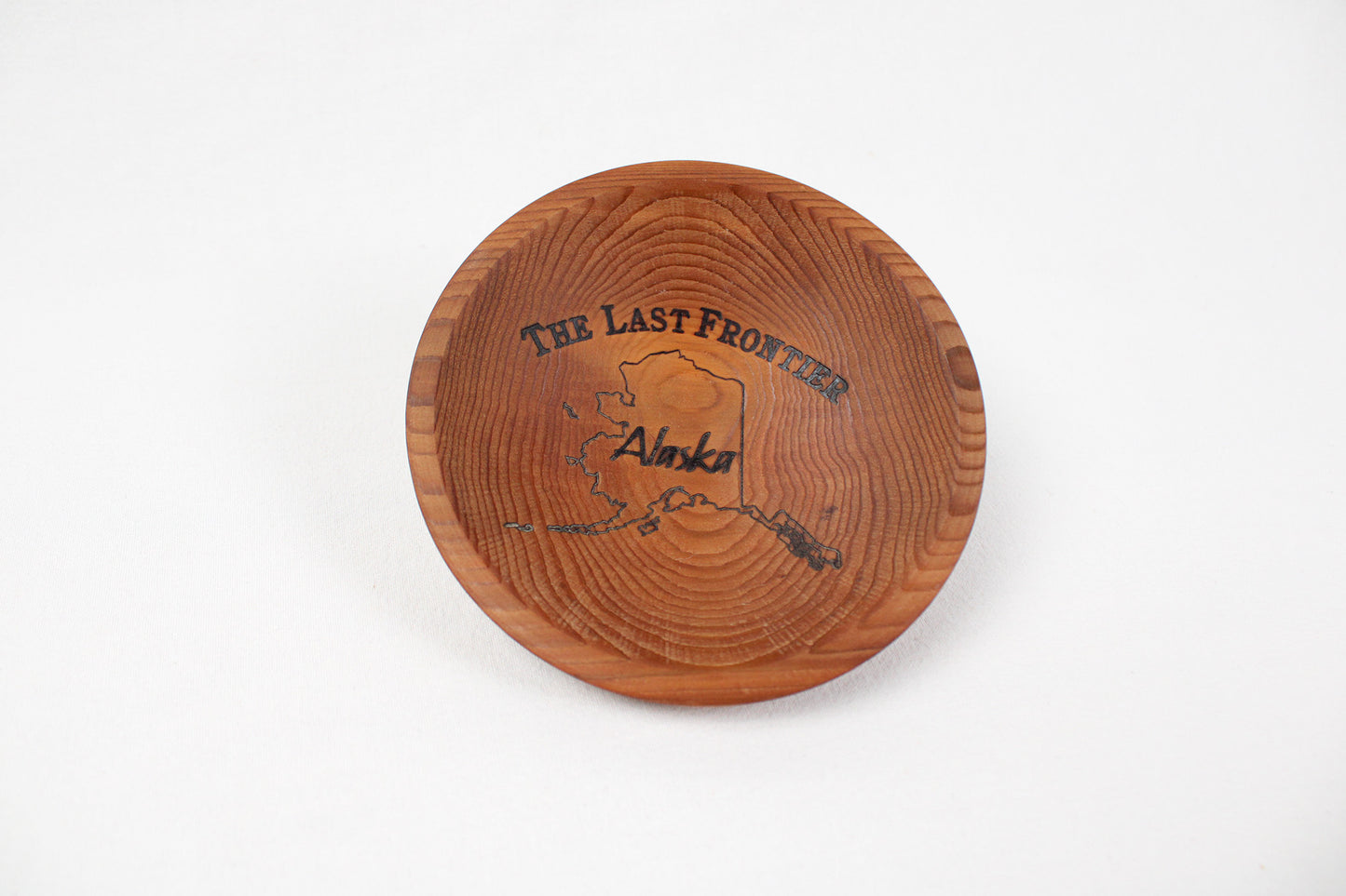 Alaska Forest Creations “The Last Frontier” Western Red Cedar Wood Bowl