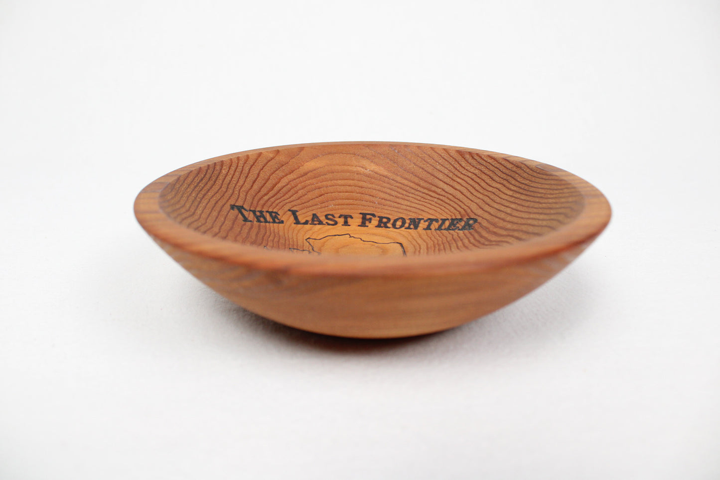 Alaska Forest Creations “The Last Frontier” Western Red Cedar Wood Bowl