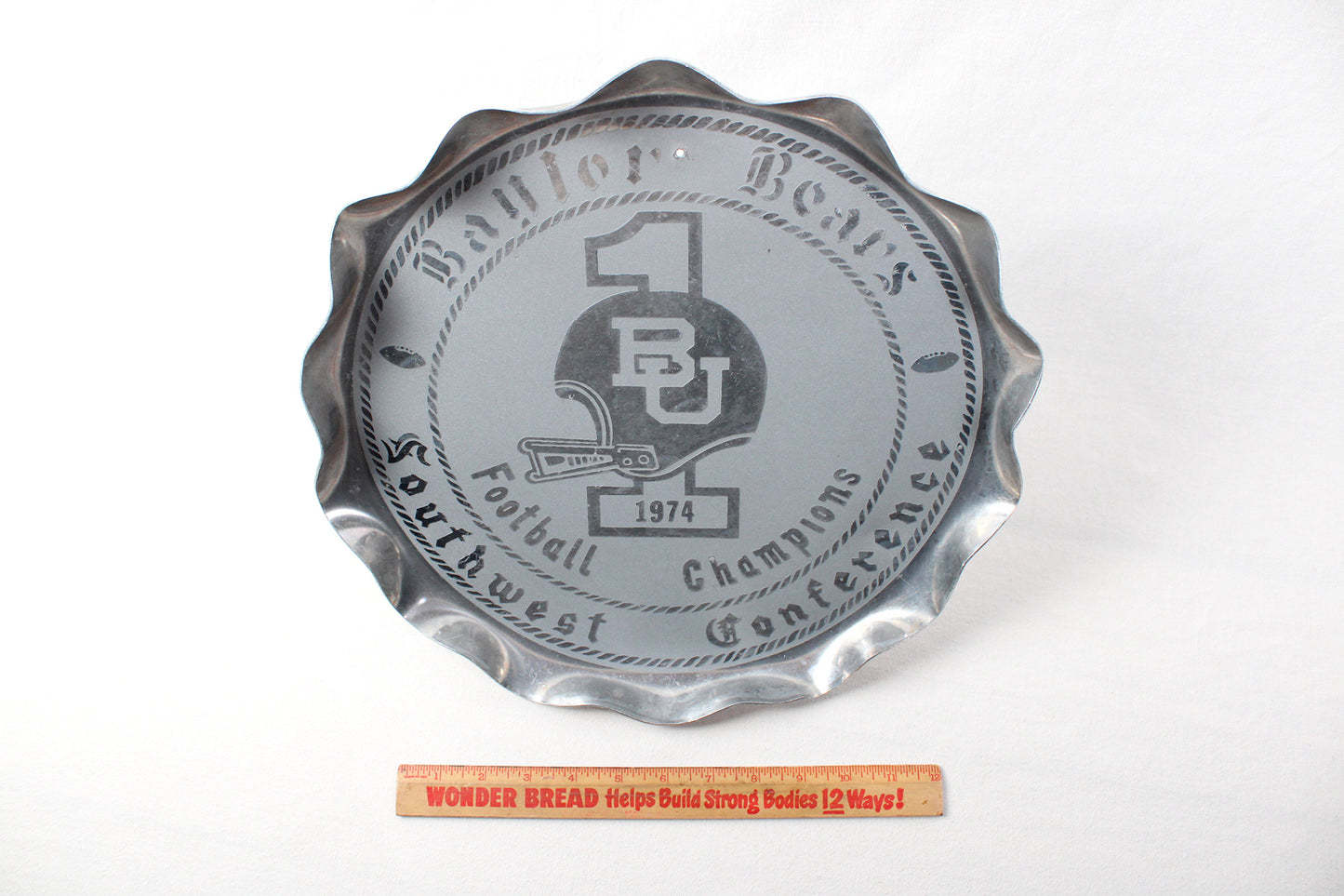 Baylor University 1974 Southwest Conference Champions Metal Tray