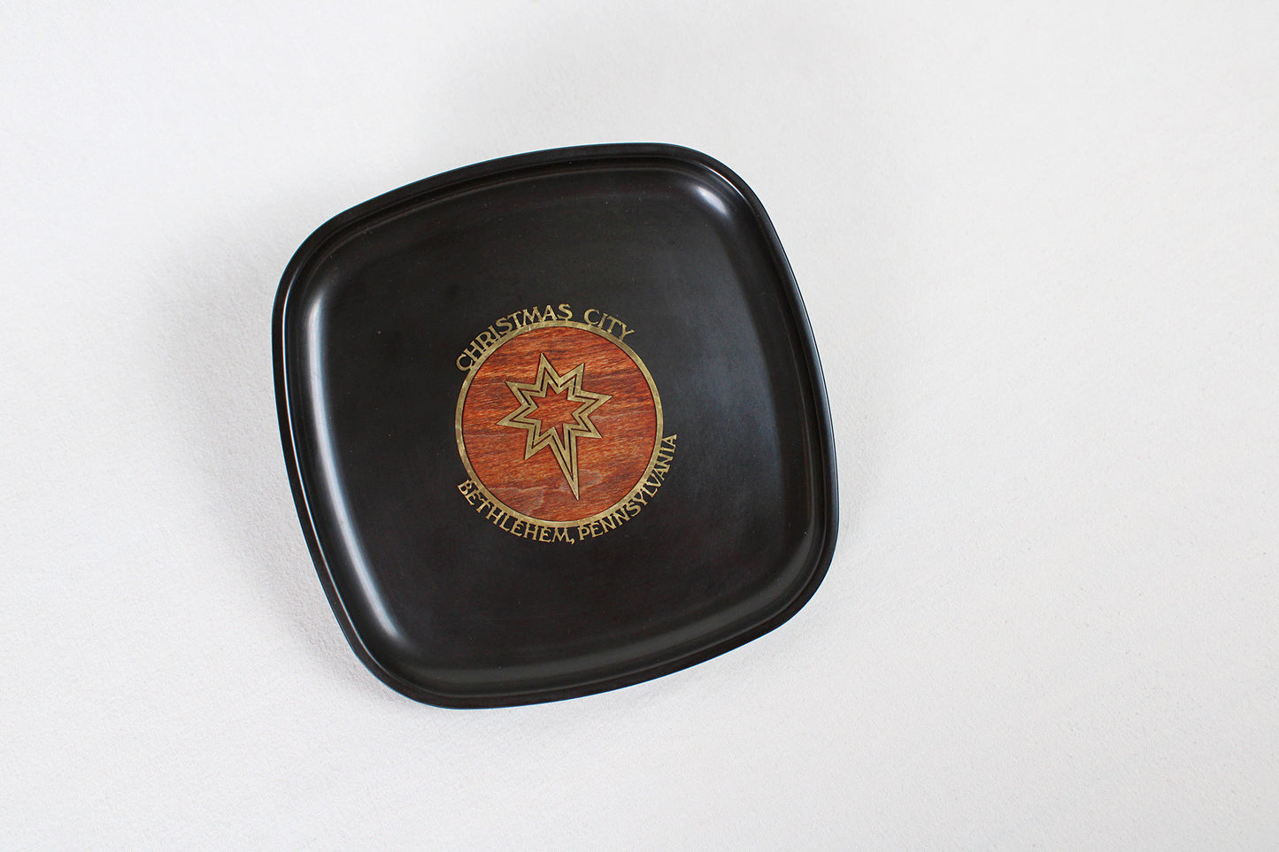 Bethlehem, Pennsylvania, Christmas City, Souvenir Tray By Couroc