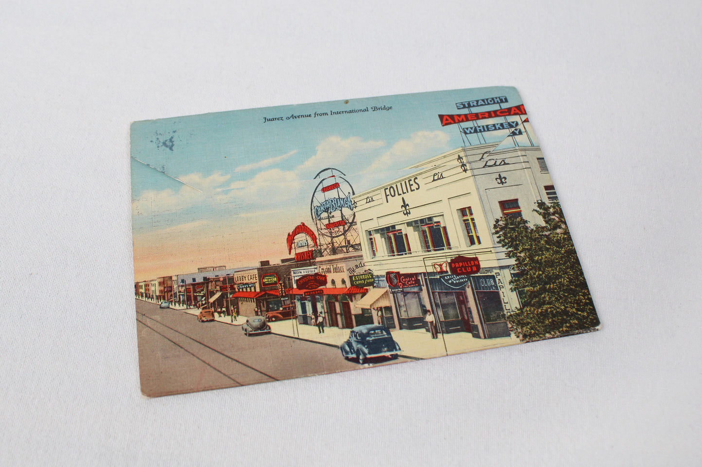 Souvenir Folder of Ciudad Juarez Old Mexico / Accordion Postcard Set