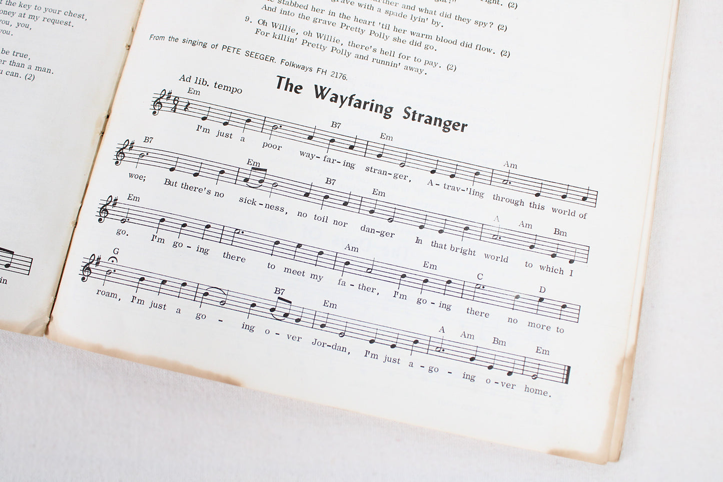 Folkways Records 104 Folk Songs Songbook, Compiled by Moses Asch (1964): Pete Seegar
