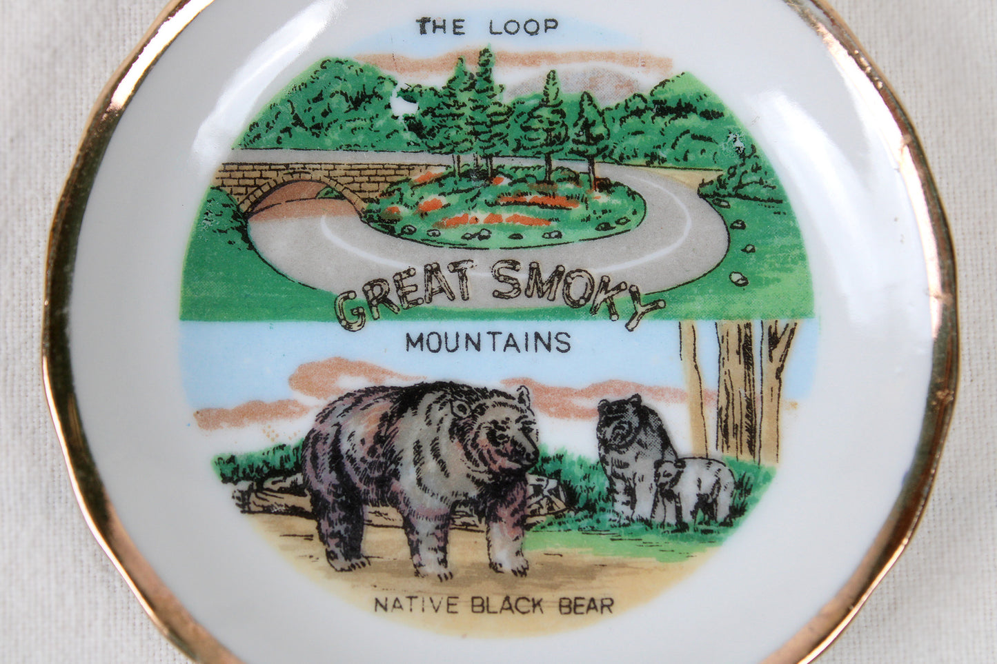 Great Smoky Mountains Small Souvenir Plate
