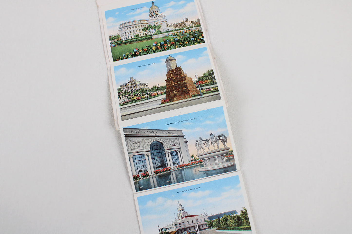 Souvenir of Havana, Cuba / Accordion Postcard Set