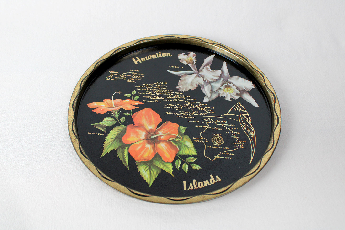 Hawai’i Souvenir Metal Serving Tray