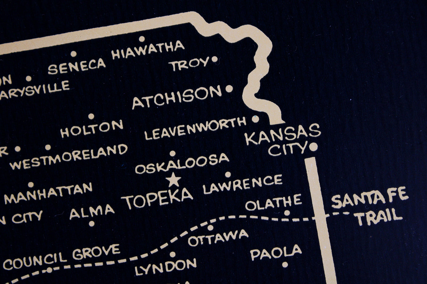 Kansas Souvenir Metal Serving Tray