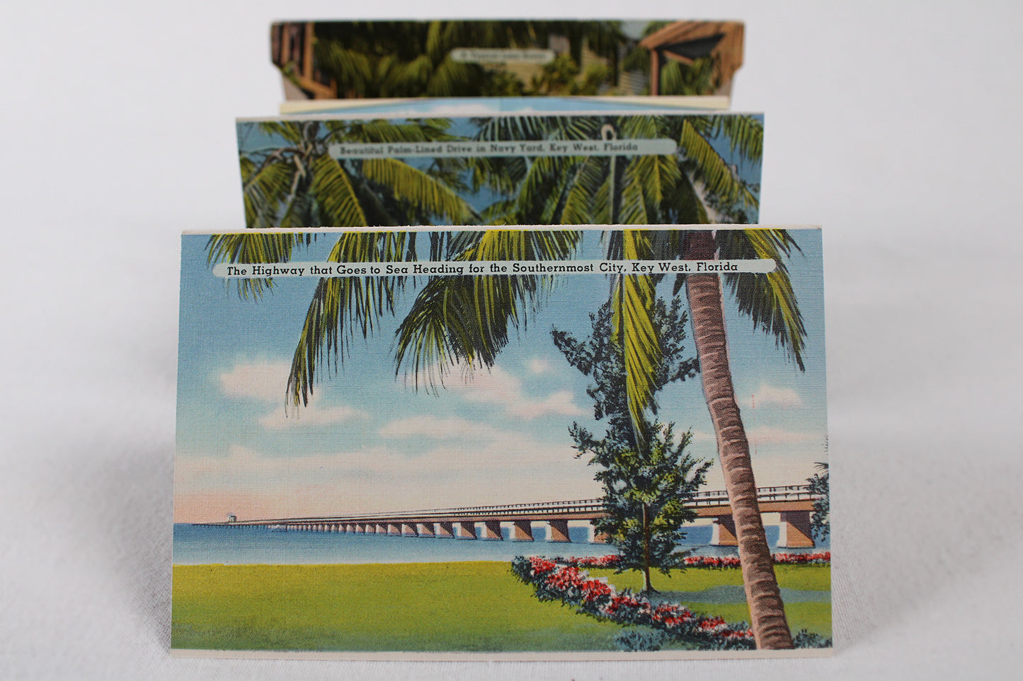 Souvenir Folder of Quaint Key West, Florida / Accordion Postcard Set