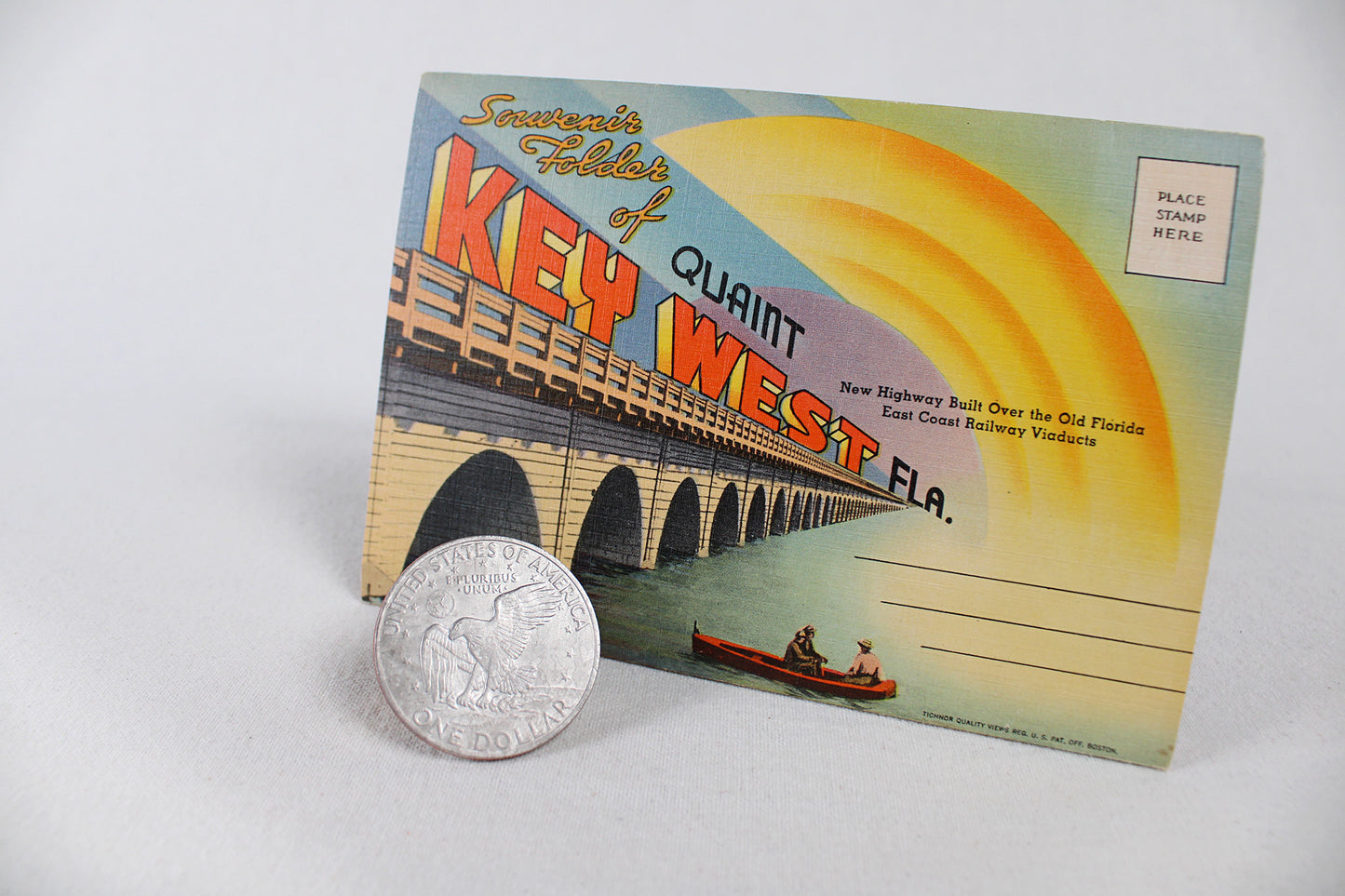 Souvenir Folder of Quaint Key West, Florida / Accordion Postcard Set