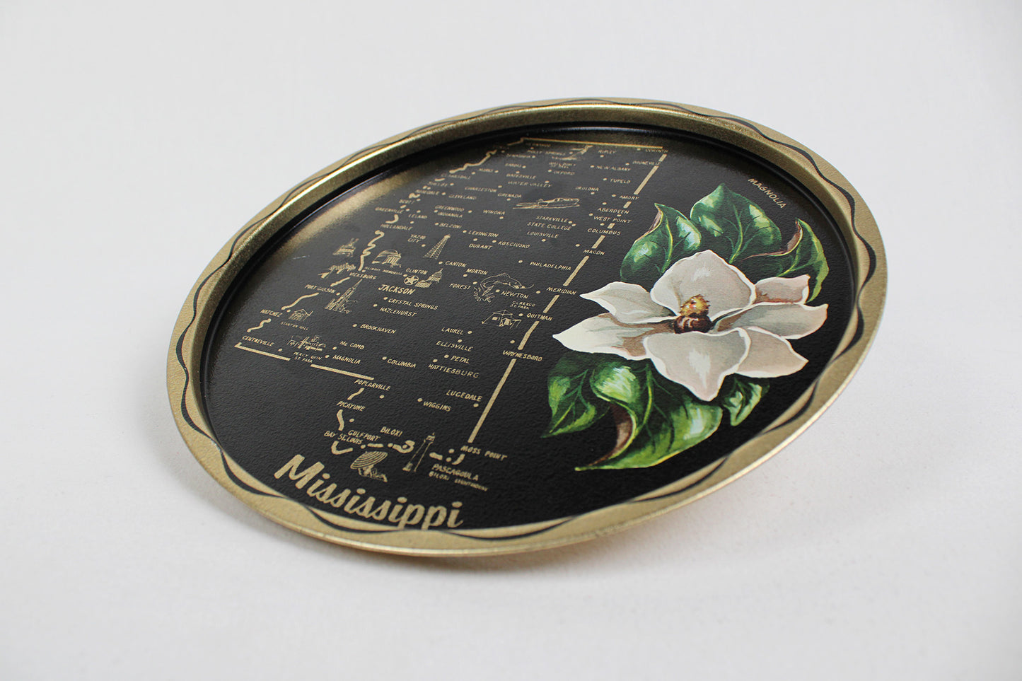 Mississippi Souvenir Metal Serving Tray