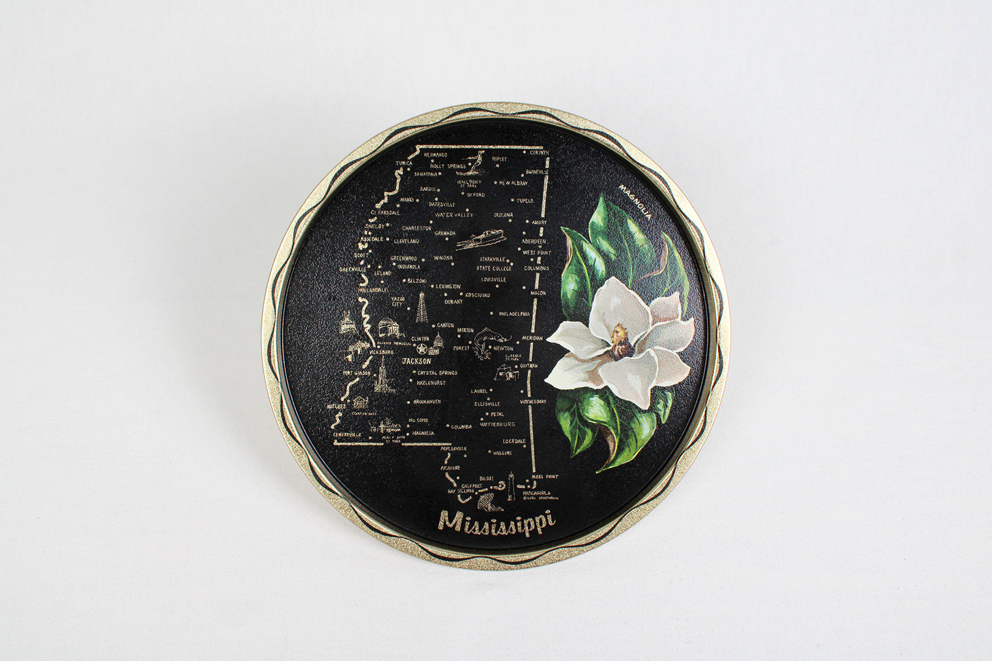 Mississippi Souvenir Metal Serving Tray
