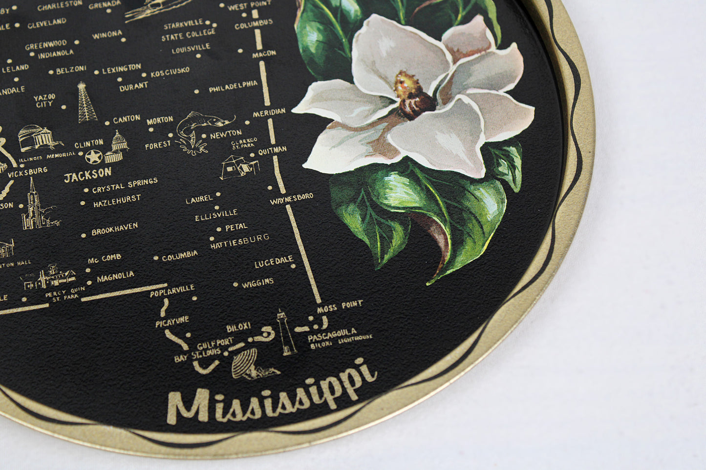 Mississippi Souvenir Metal Serving Tray