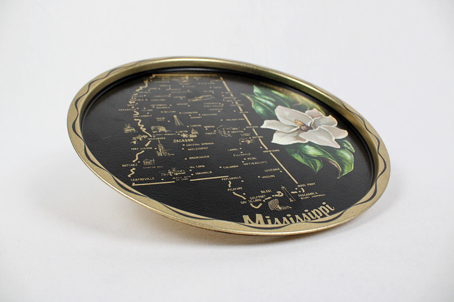 Mississippi Souvenir Metal Serving Tray