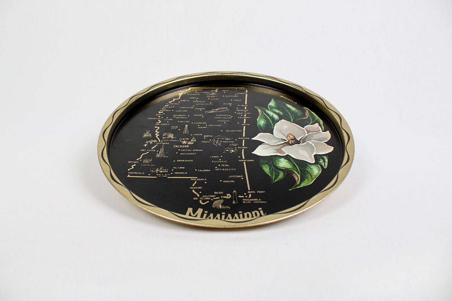 Mississippi Souvenir Metal Serving Tray