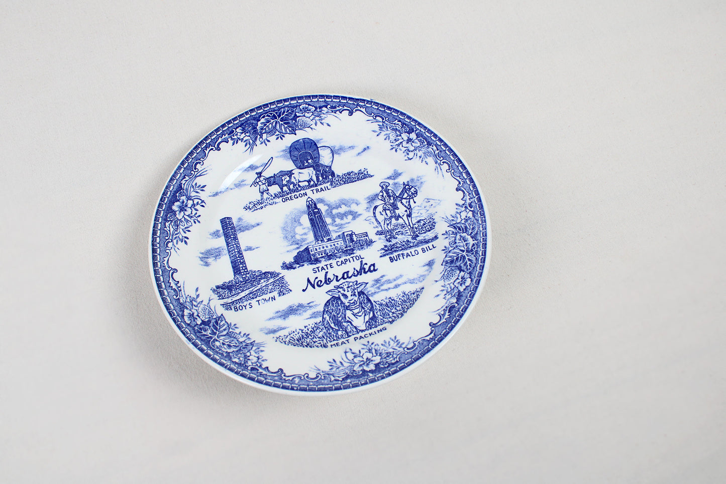 Nebraska Decorative Souvenir Plate