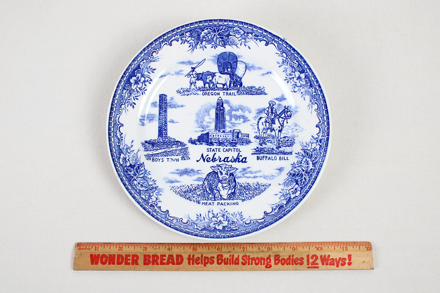 Nebraska Decorative Souvenir Plate
