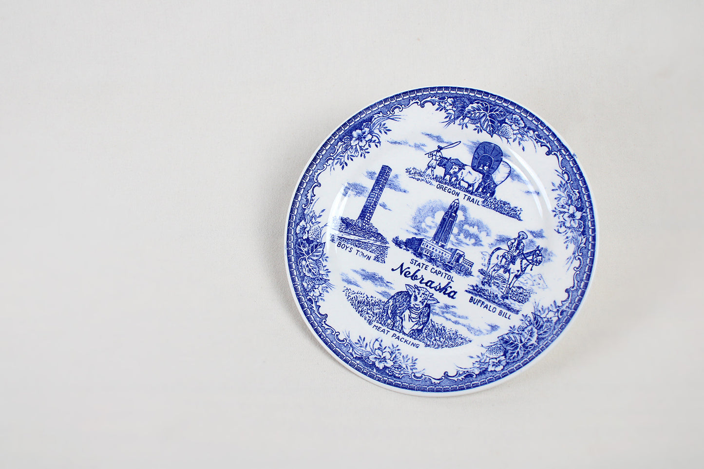 Nebraska Decorative Souvenir Plate