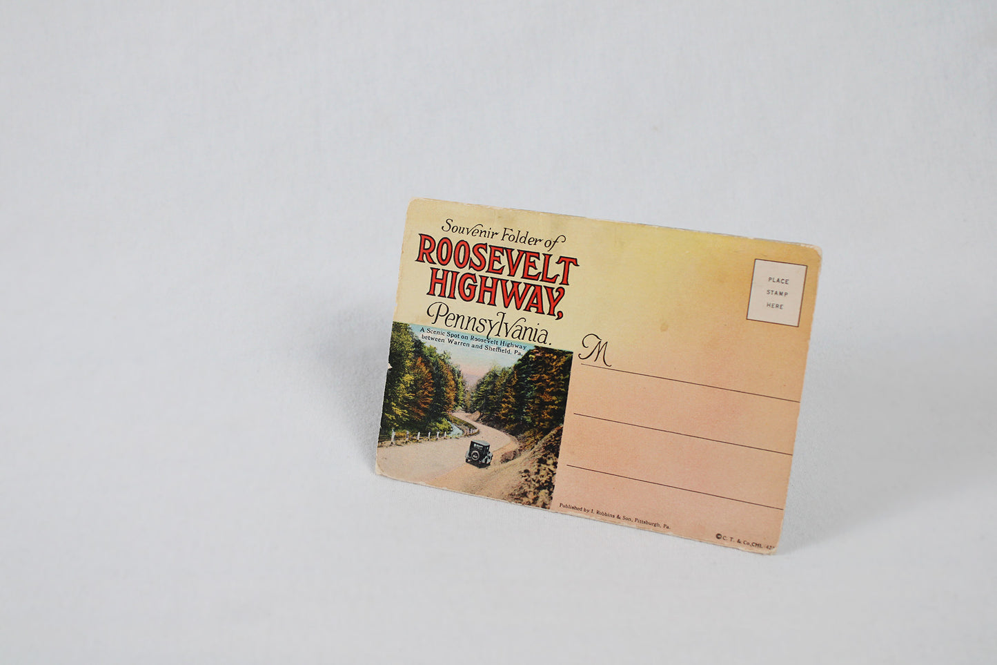 Roosevelt Highway, Pennsylvania "Souvenir Folder" / Accordion Postcard Set
