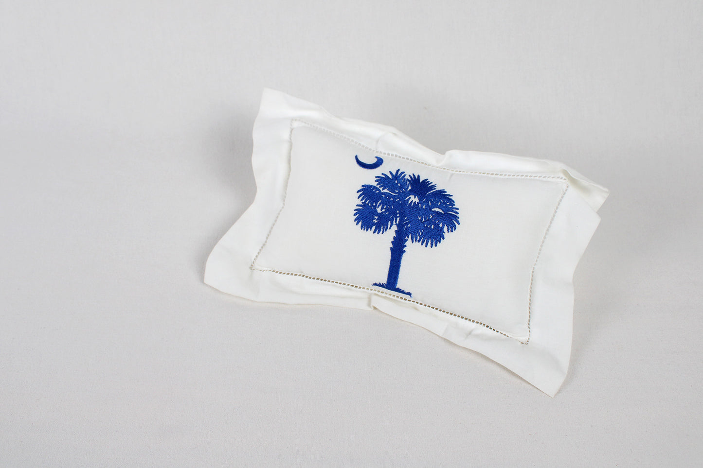 South Carolina Palmetto Tree and Crescent Decorative Toss Pillow