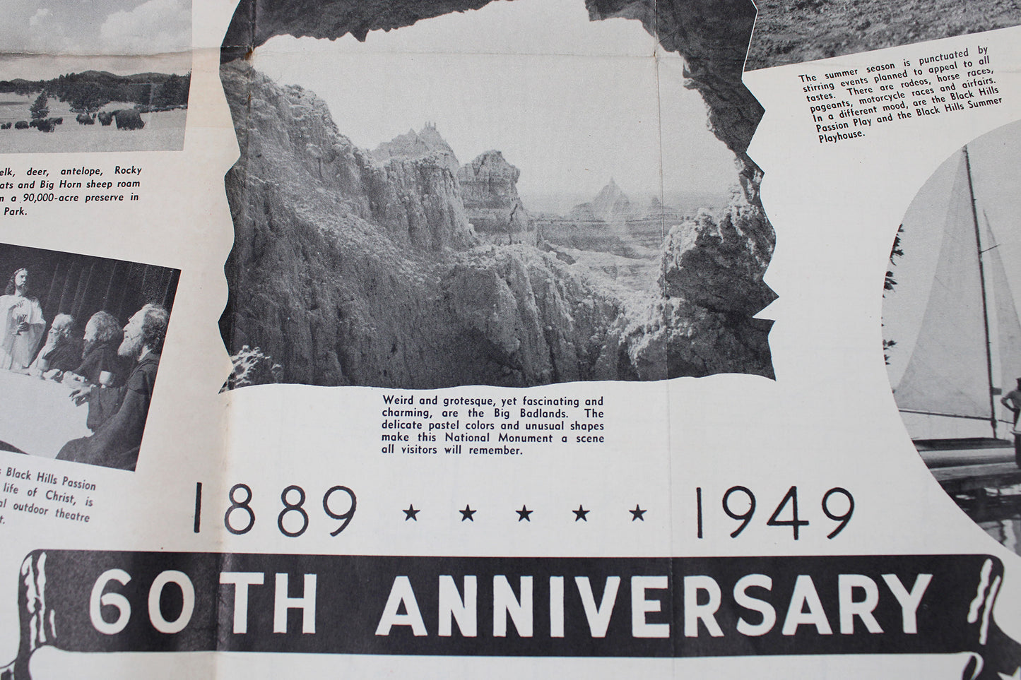 Highway Map of South Dakota, 1949