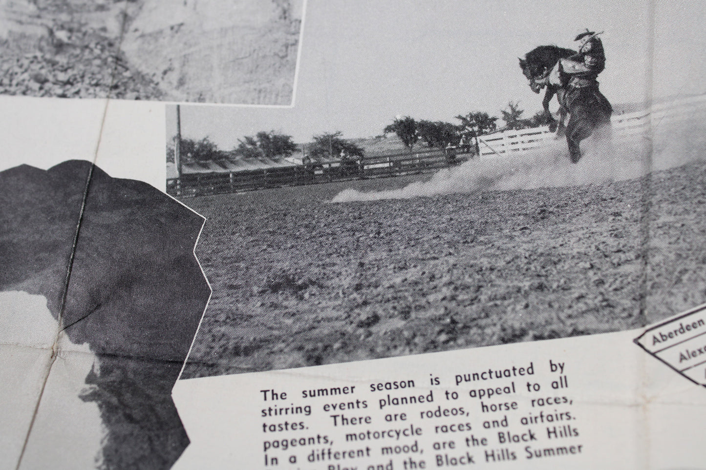 Highway Map of South Dakota, 1949