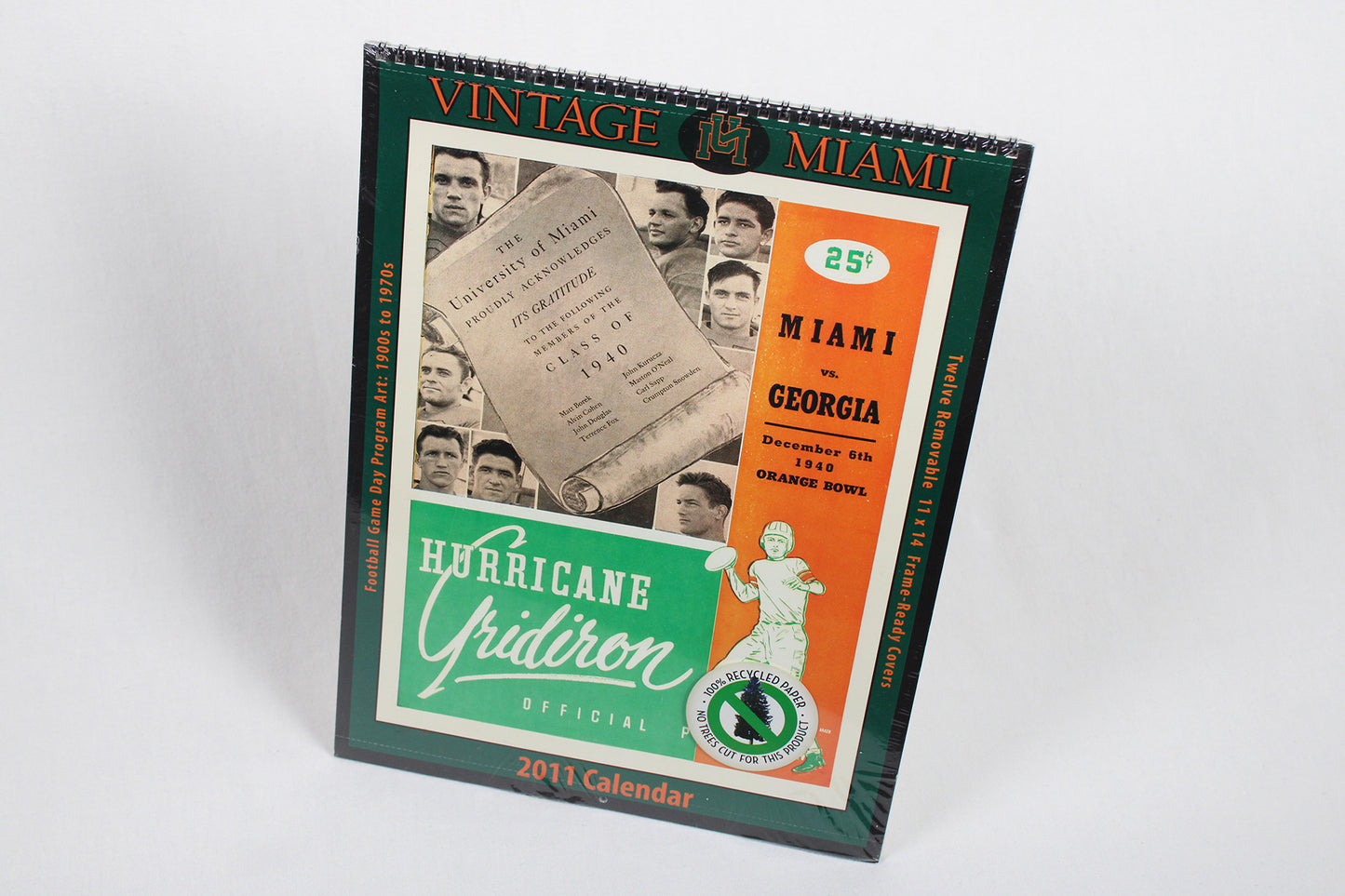University of Miami Vintage Football 2011 Calendar / Asgard Press