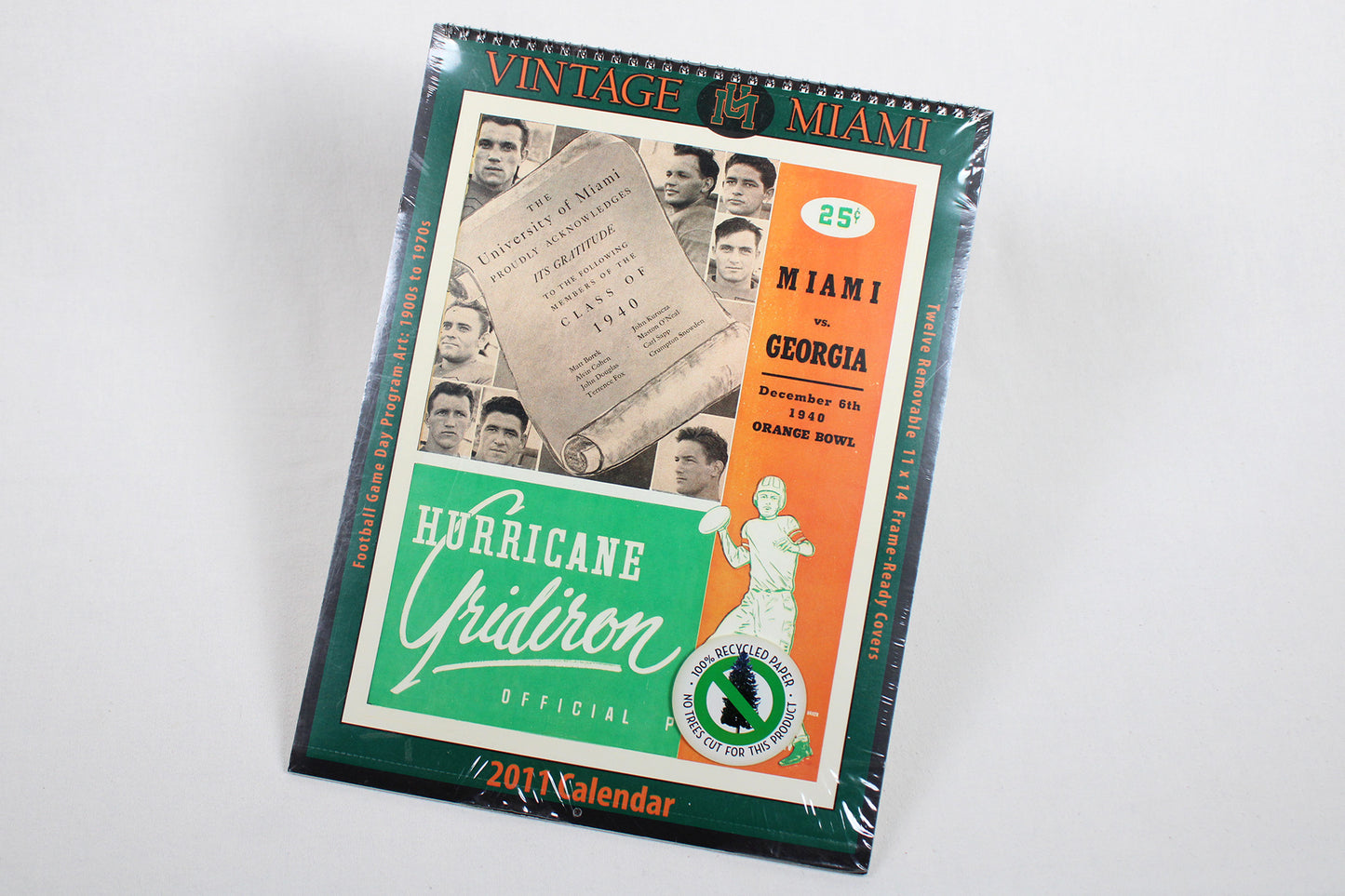 University of Miami Vintage Football 2011 Calendar / Asgard Press