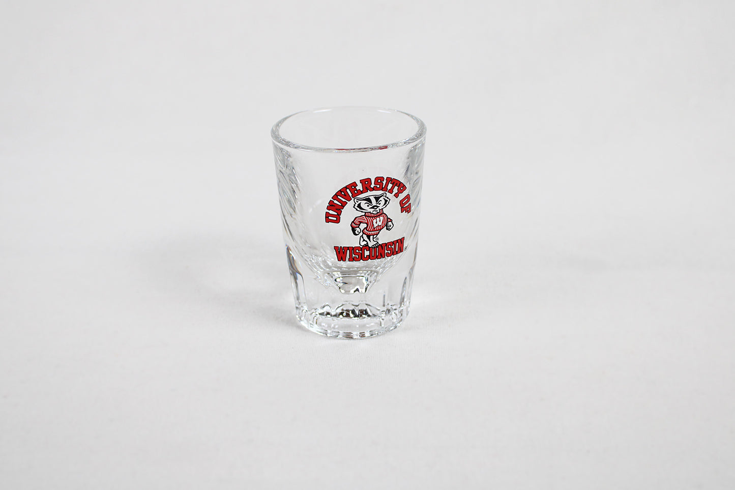University of Wisconsin Bucky The Badger Prism Shot Glass