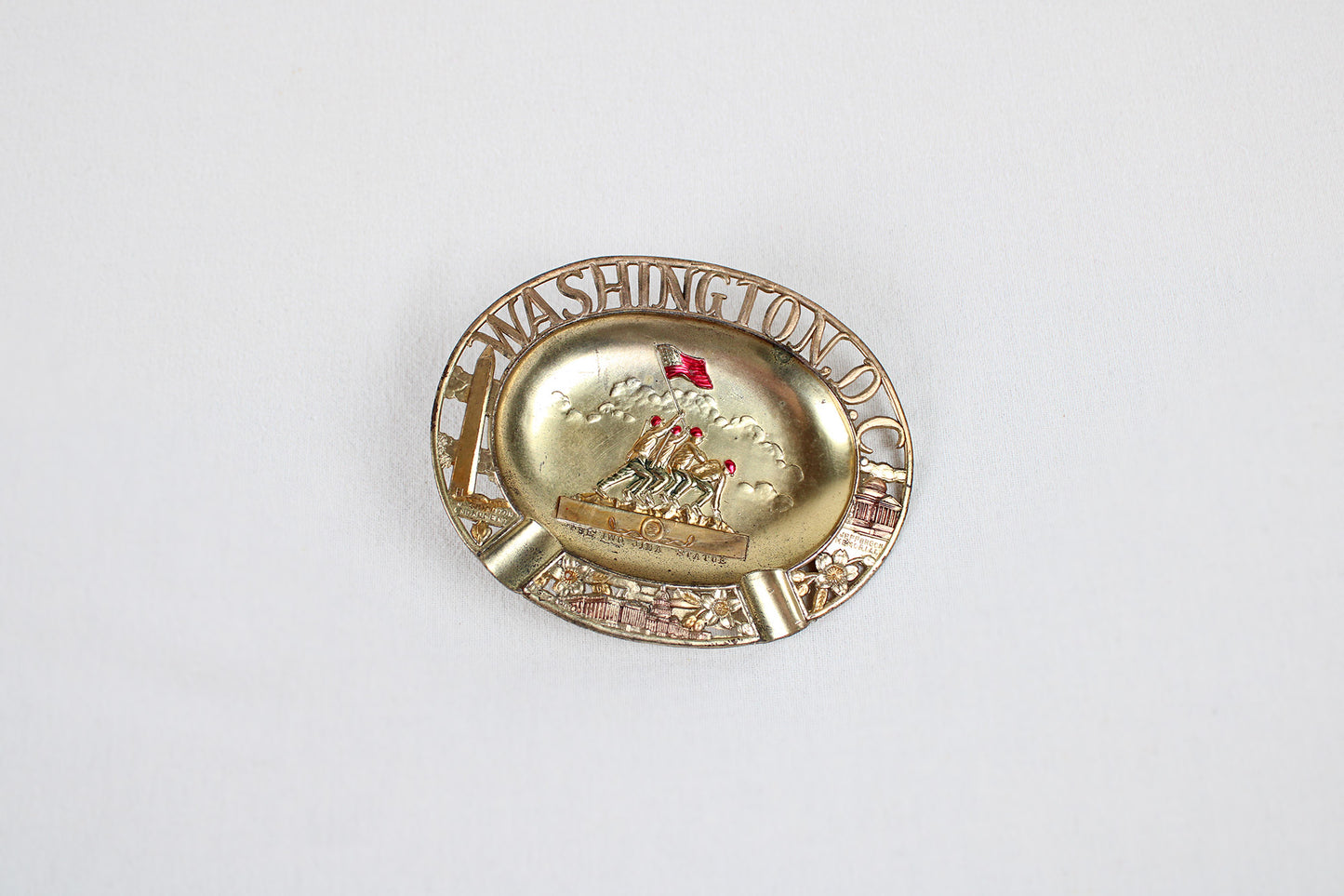 Washington, D.C. Small Metal Ashtray Souvenir