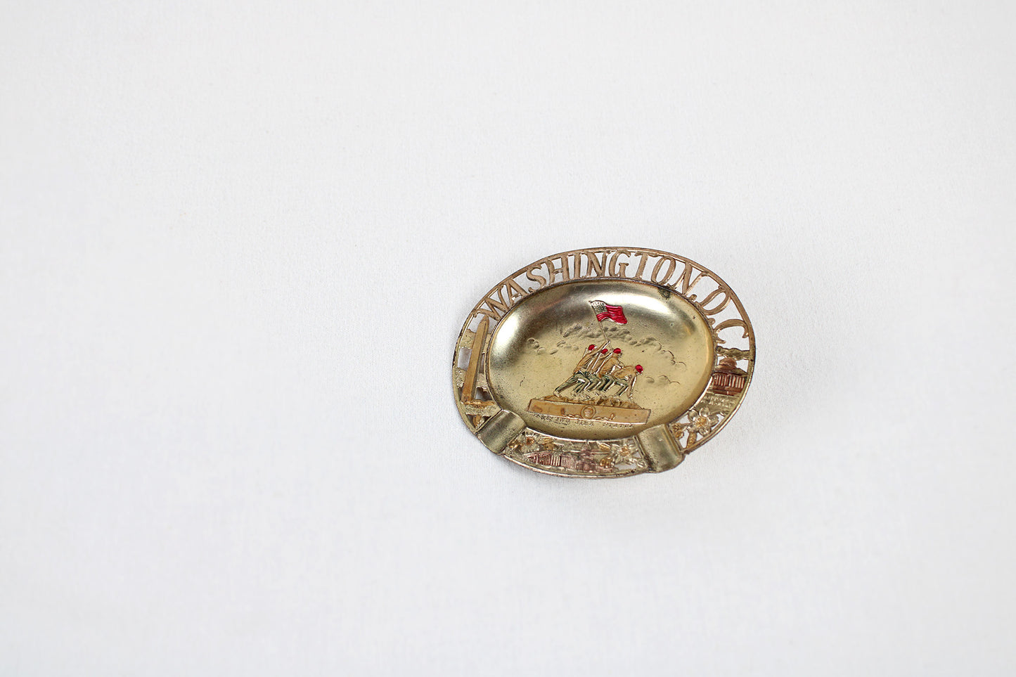 Washington, D.C. Small Metal Ashtray Souvenir