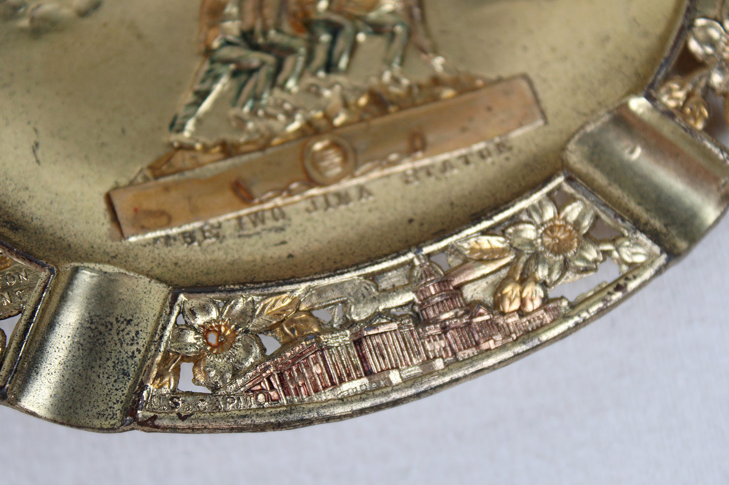 Washington, D.C. Small Metal Ashtray Souvenir