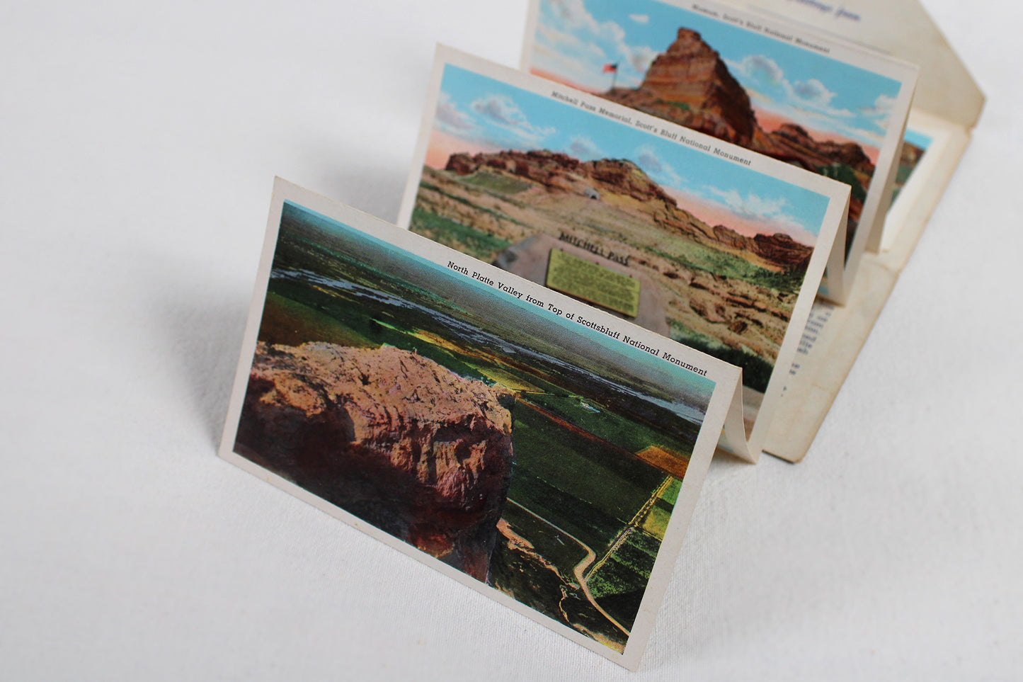 Souvenir Folder of Scenic Western Nebraska Accordion Postcard Set