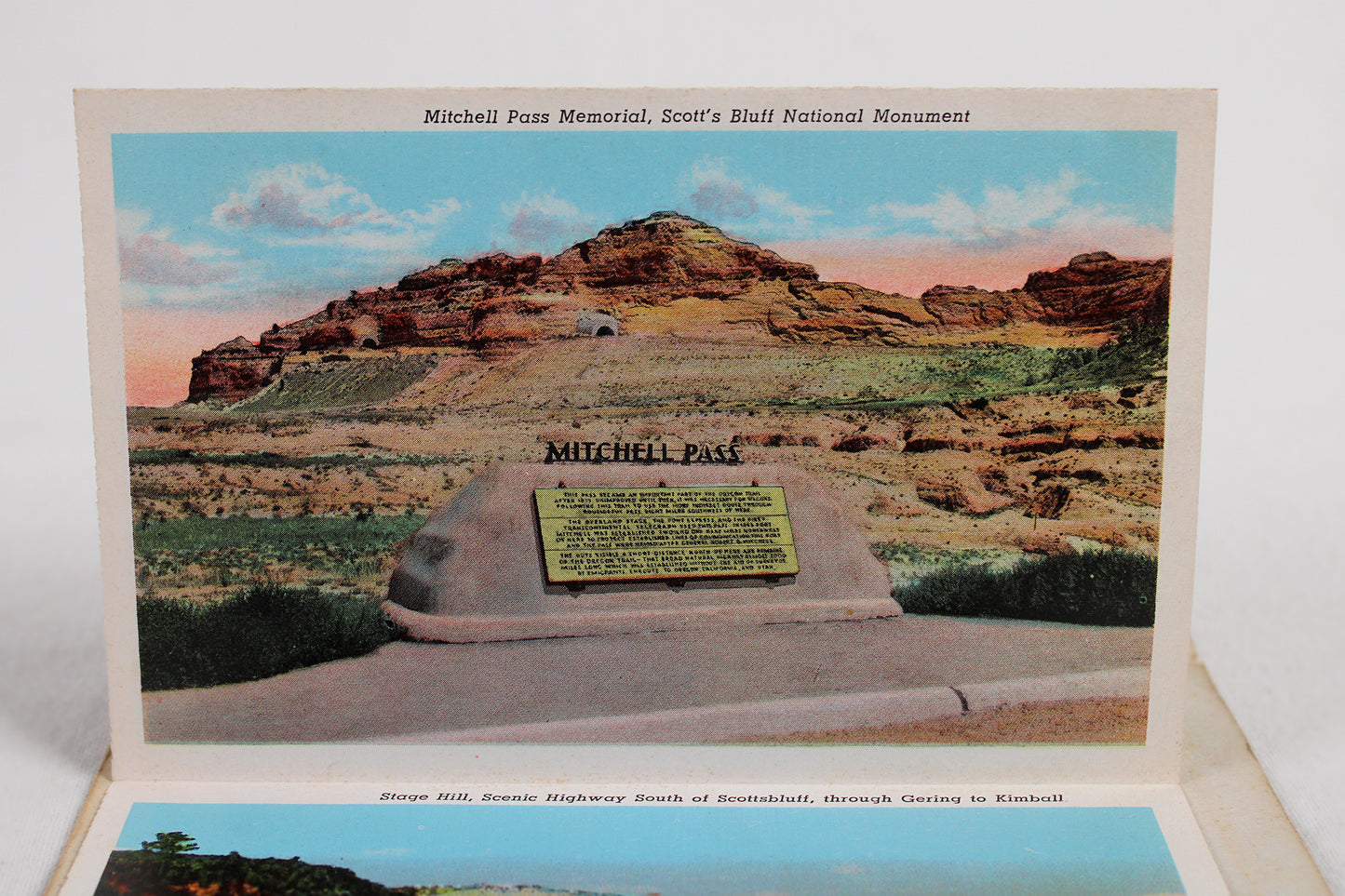 Souvenir Folder of Scenic Western Nebraska Accordion Postcard Set