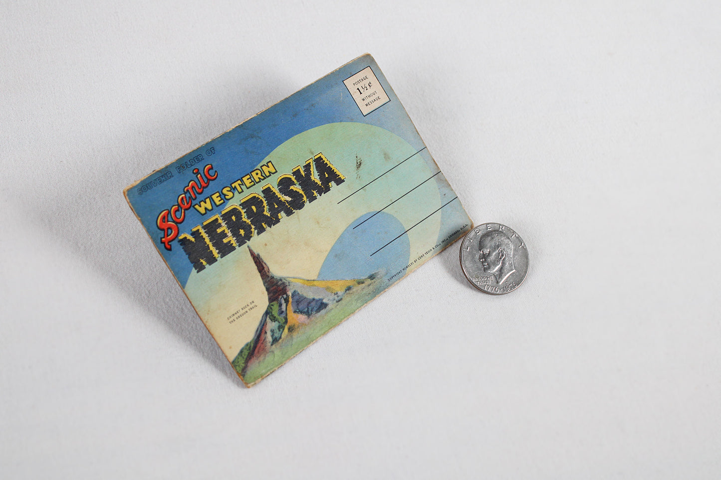 Souvenir Folder of Scenic Western Nebraska Accordion Postcard Set