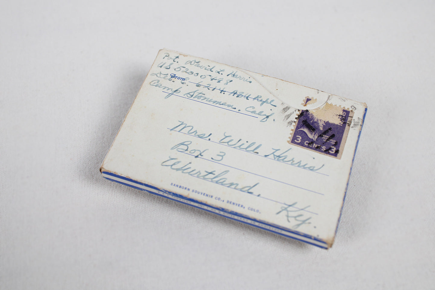 “Wonderful Wyoming” Souvenir View 20 Card Deck Mailer