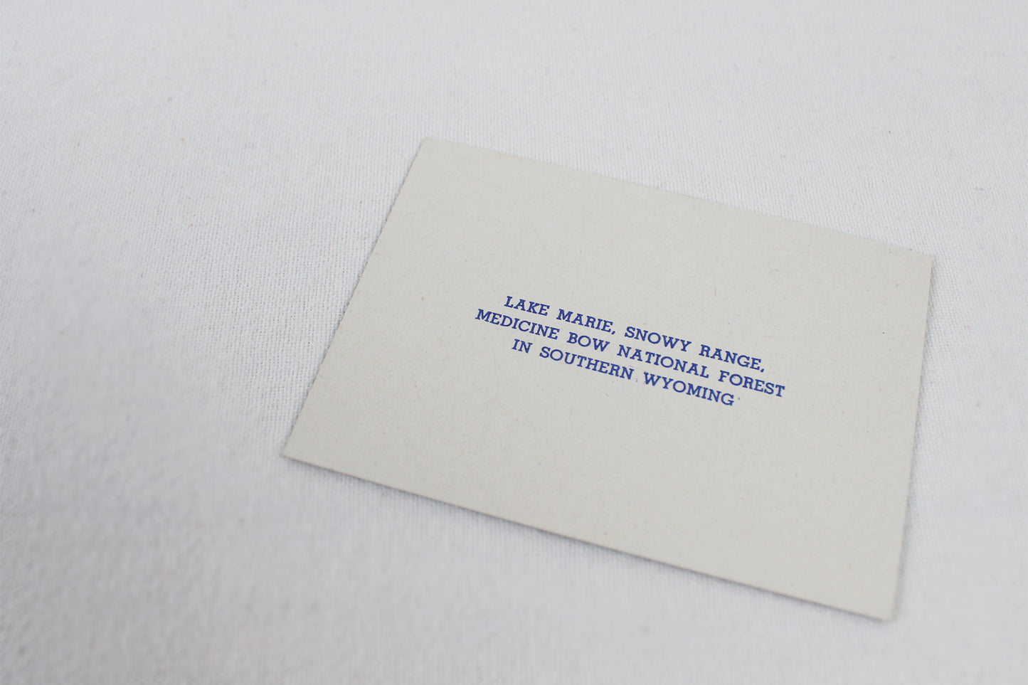 “Wonderful Wyoming” Souvenir View 20 Card Deck Mailer