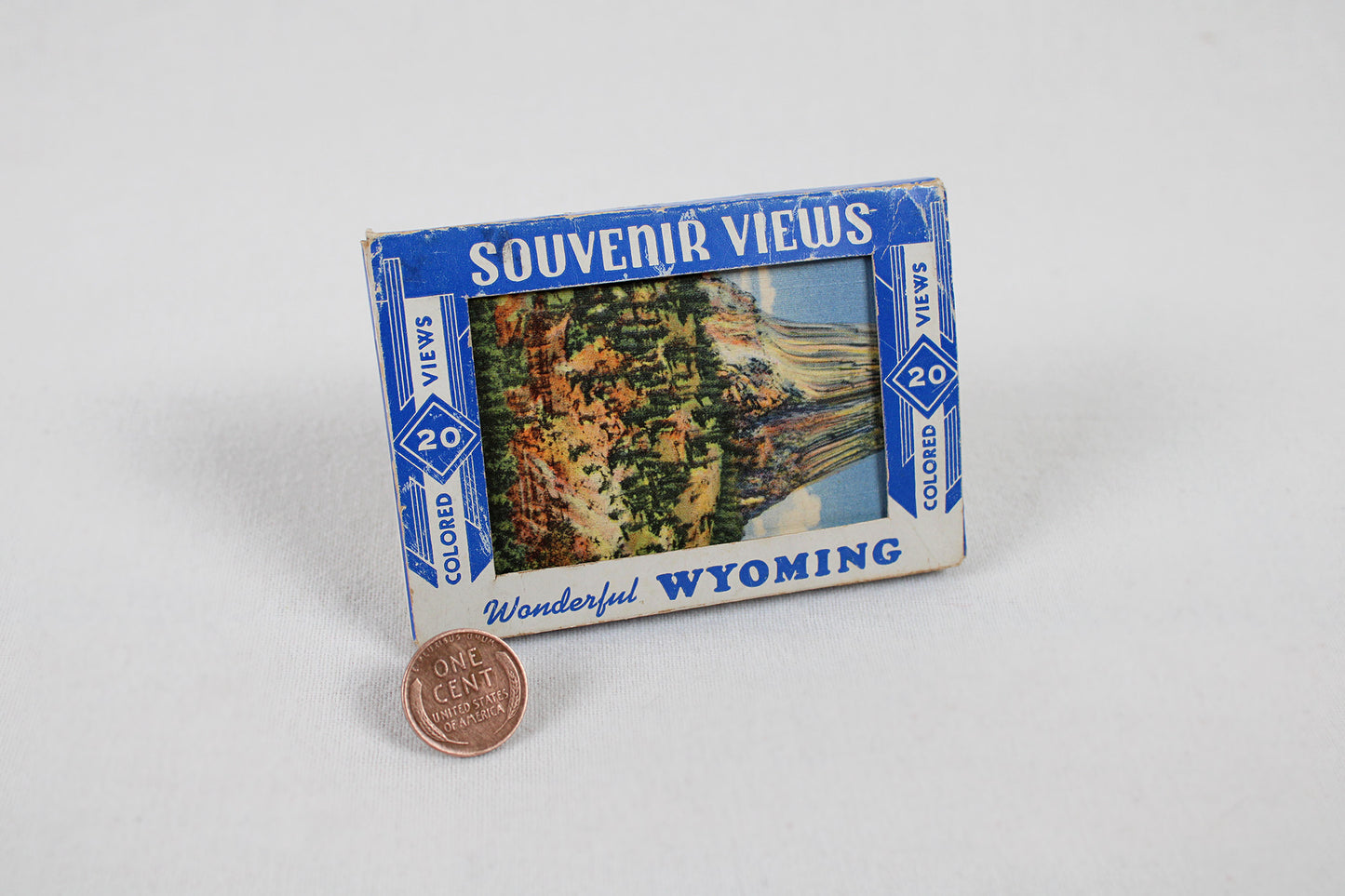 “Wonderful Wyoming” Souvenir View 20 Card Deck Mailer