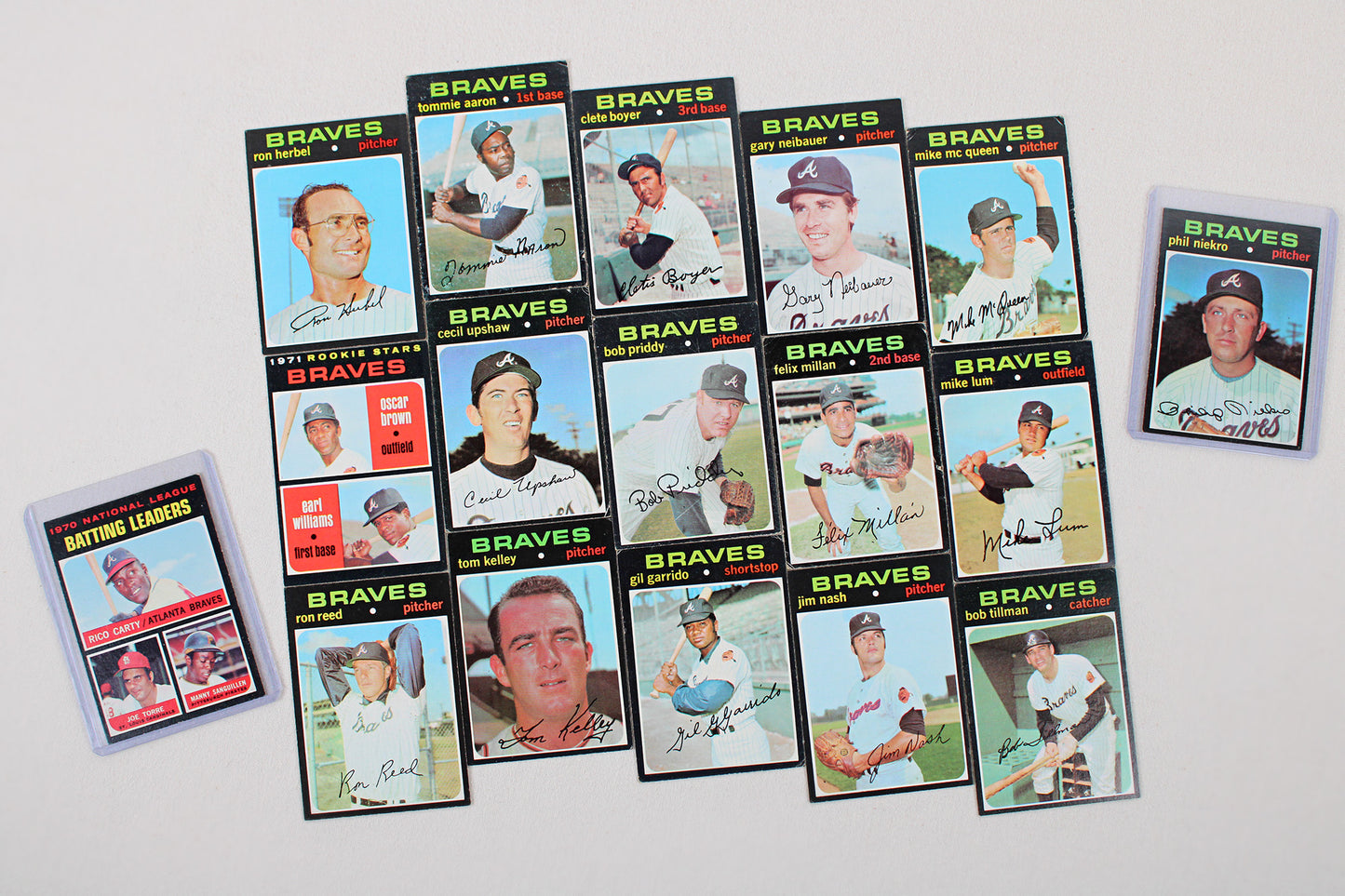 Atlanta / Milwaukee Braves: 1961-1971 Topps Baseball Card Pack