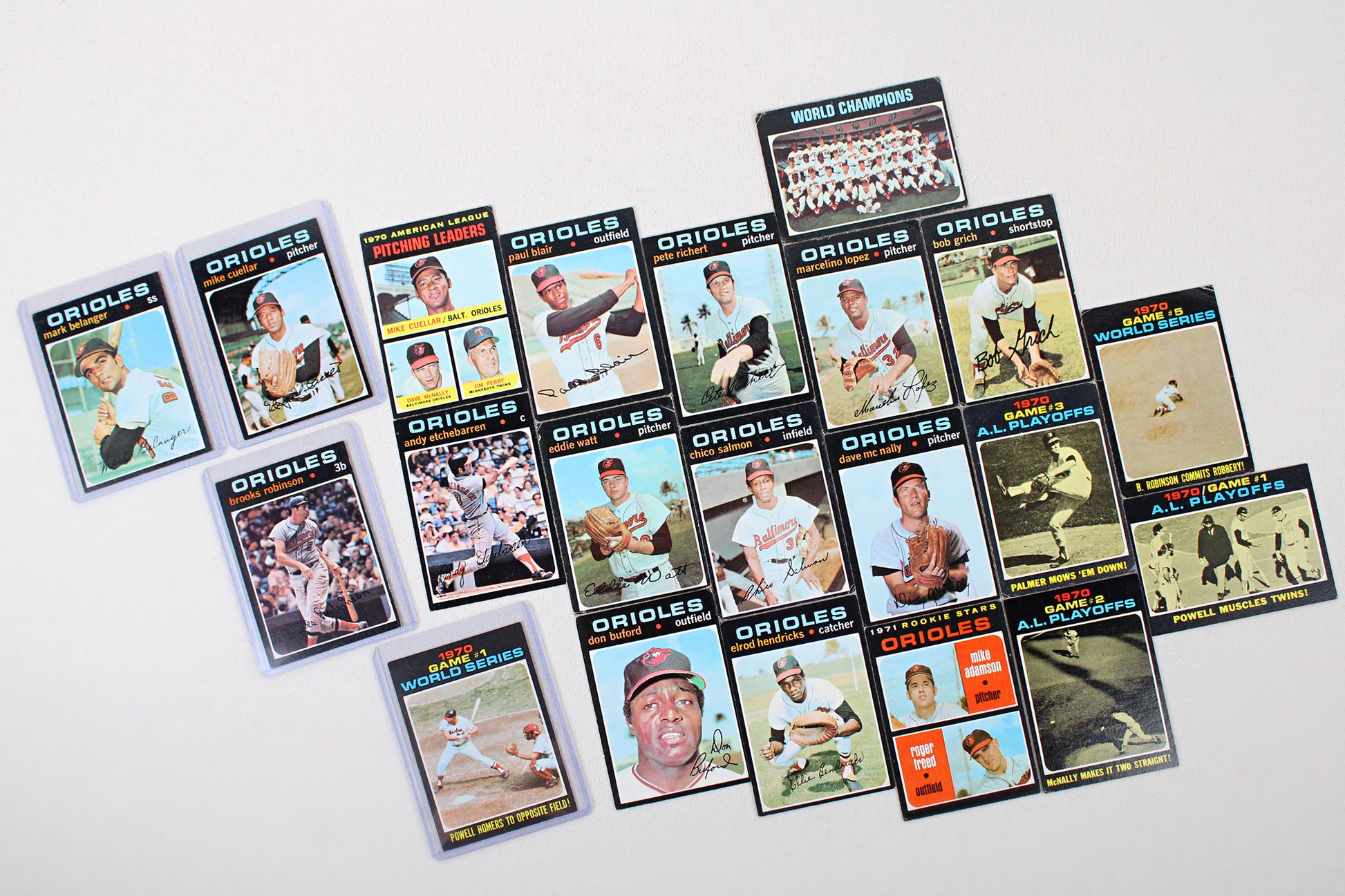 Baltimore Orioles: 1966-1971 Topps Baseball Card Pack