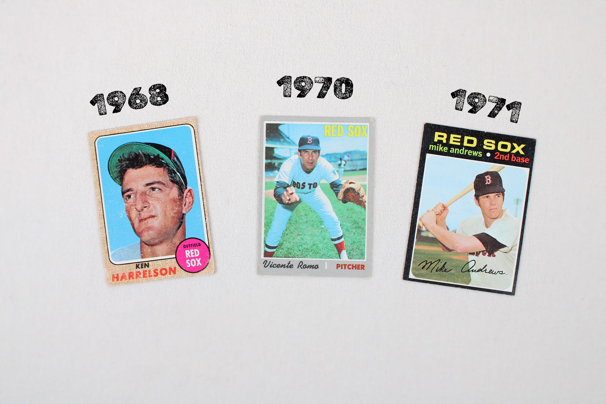 Boston Red Sox: 1968-1971 Topps Baseball Card Pack