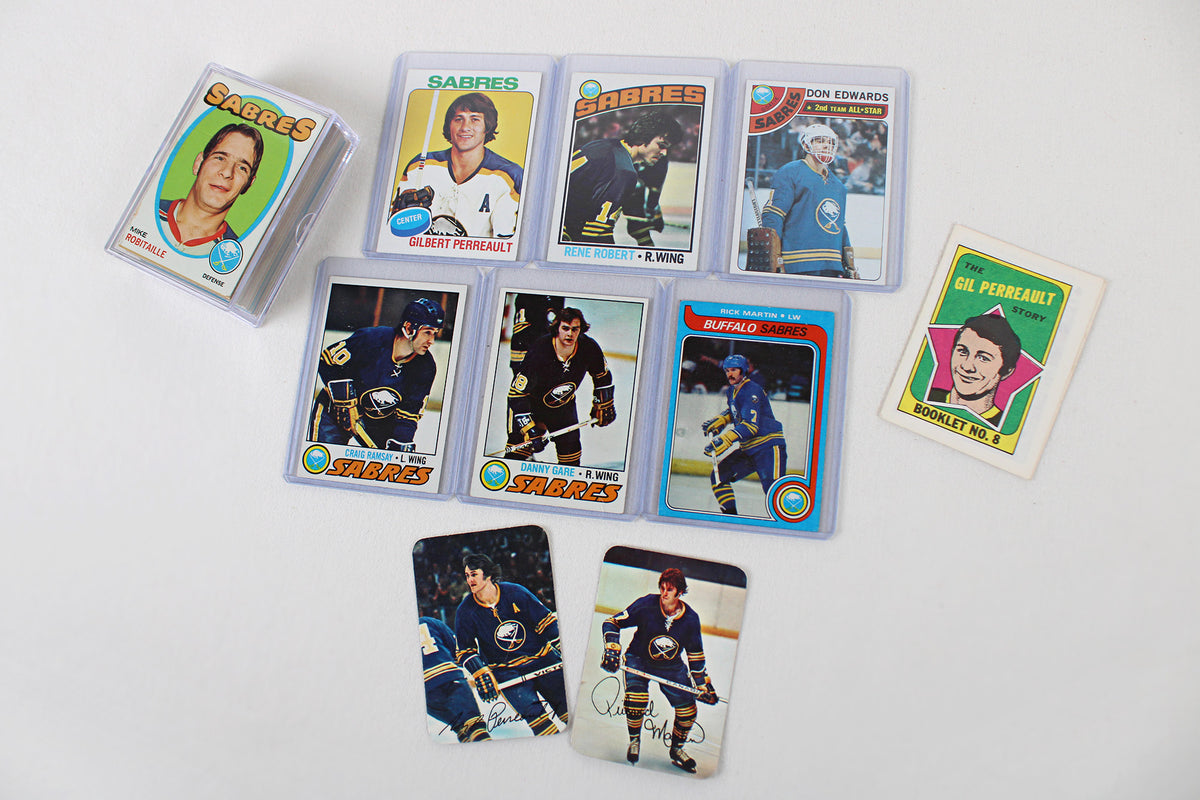 Buffalo Sabres: 1971-72 - 1980-81 Topps Hockey Card Team Pack