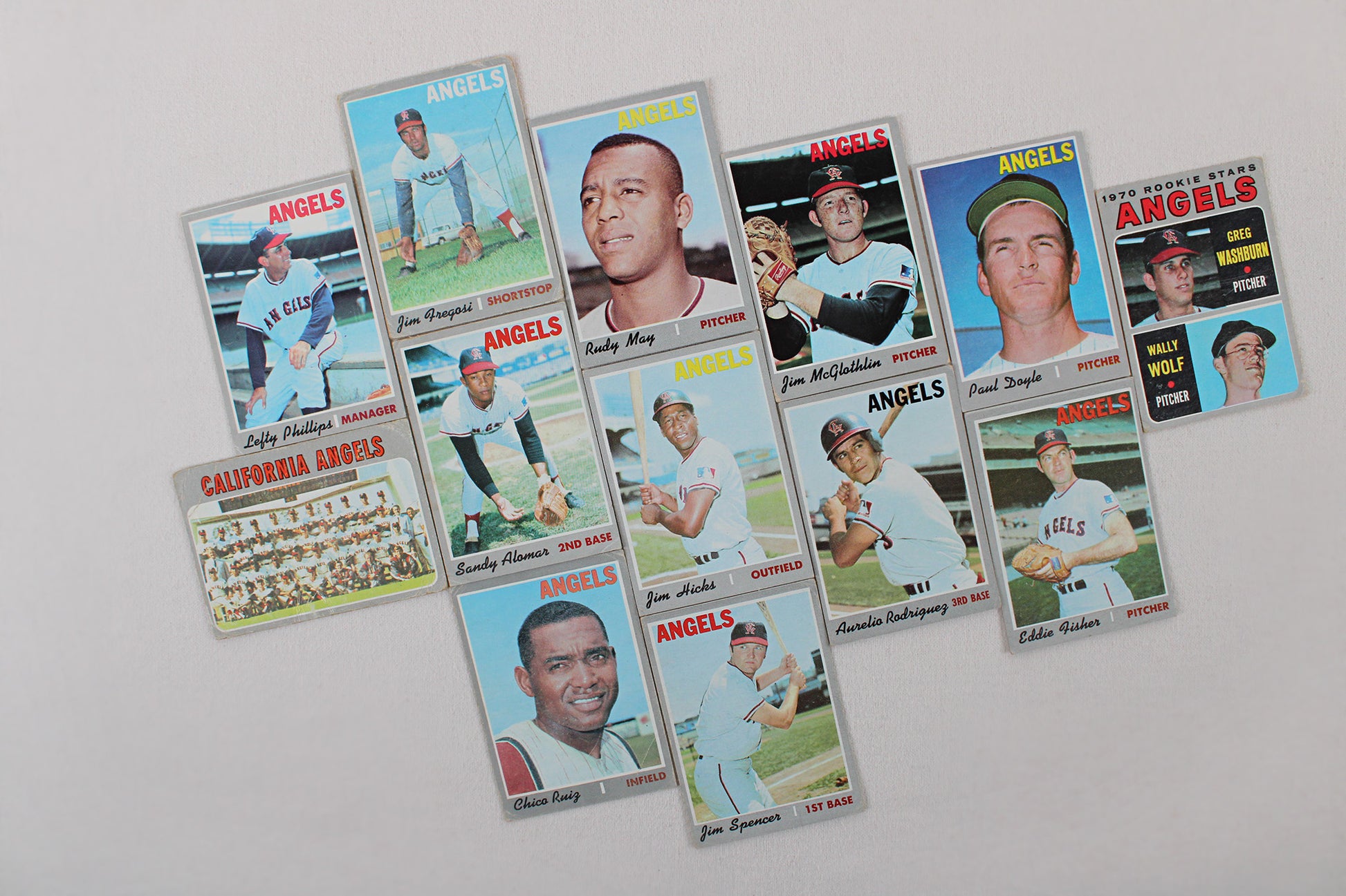 California Angels: 1966-1971 Topps Baseball Card Pack