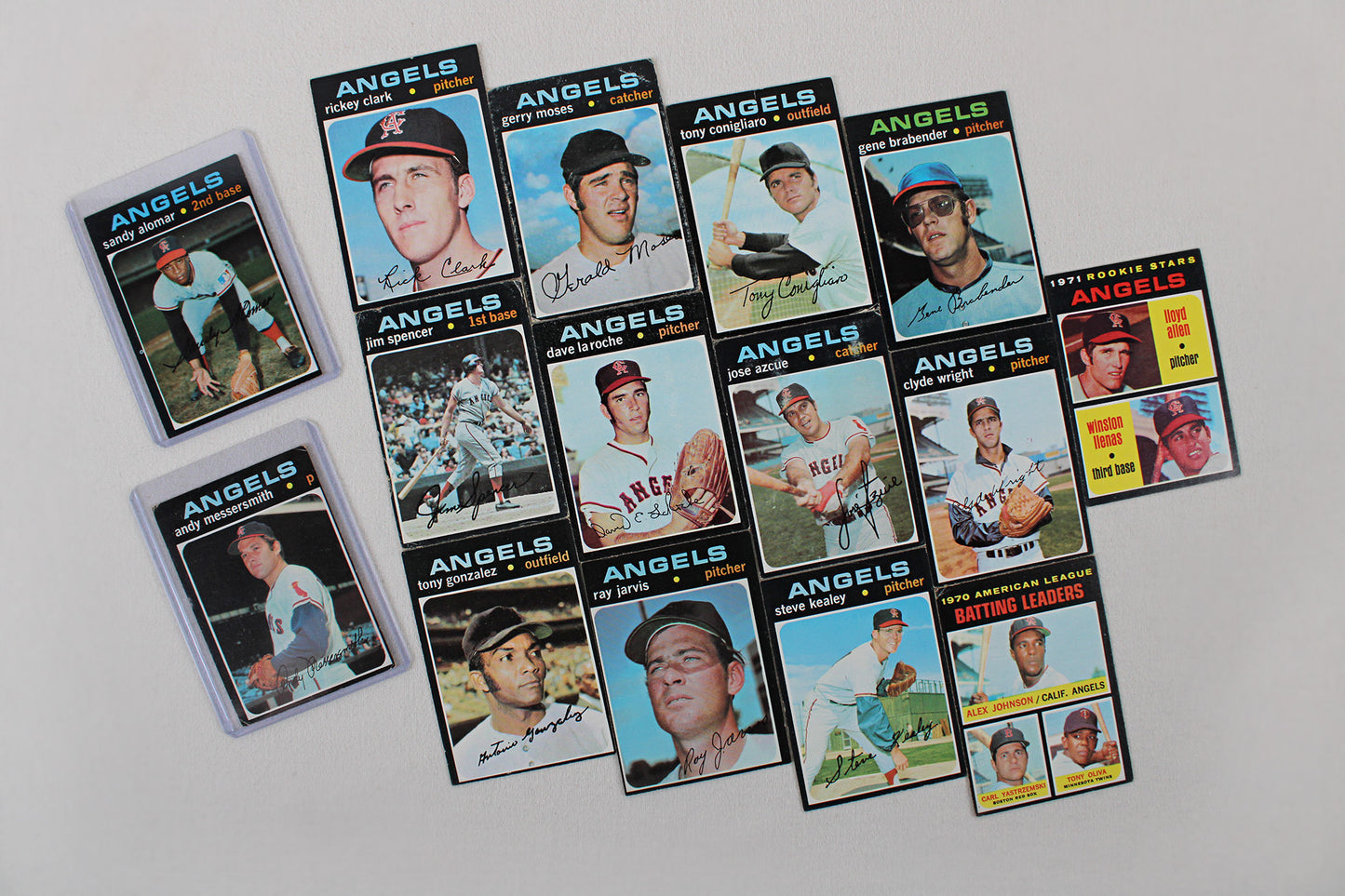 California Angels: 1966-1971 Topps Baseball Card Pack