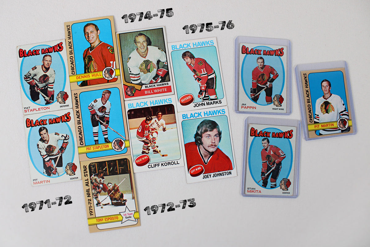 Chicago Blackhawks: Topps Hockey Card Team Pack, 1971-72 - 1980-81 