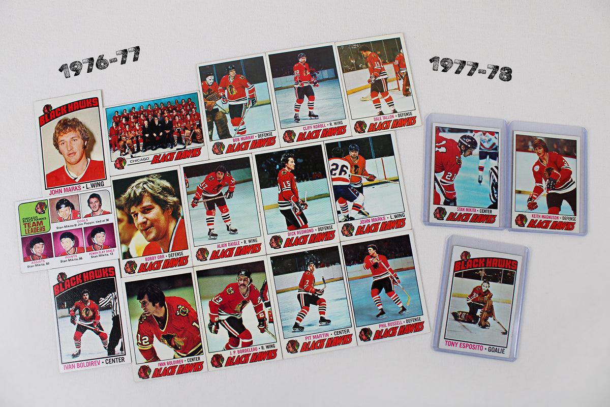 Chicago Blackhawks: Topps Hockey Card Team Pack, 1971-72 - 1980-81 
