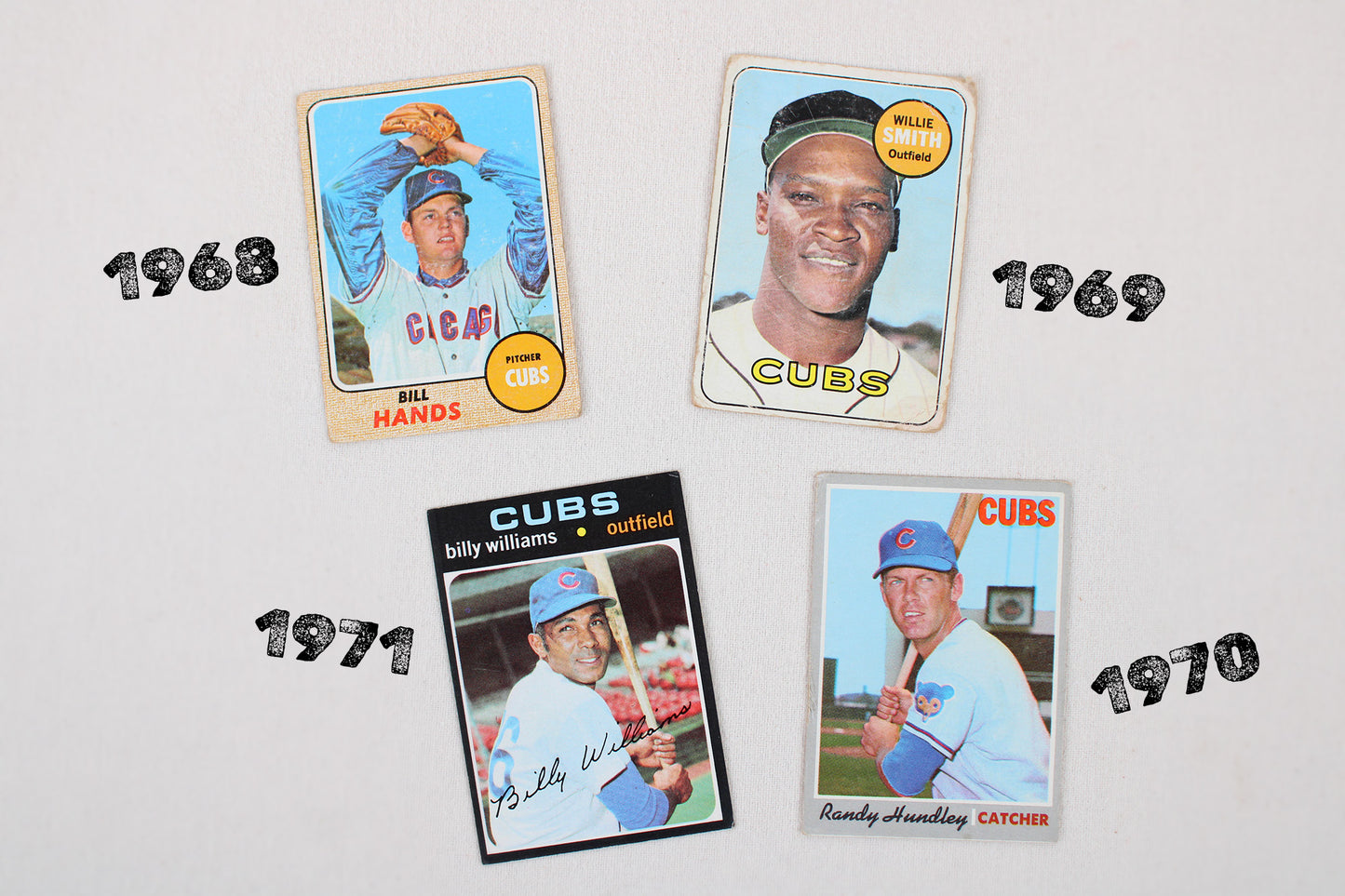 Chicago Cubs: 1968-1971 Topps Baseball Card Pack