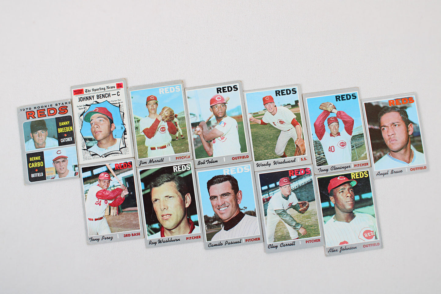 Cincinnati Reds: 1964-1971 Topps Baseball Card Pack