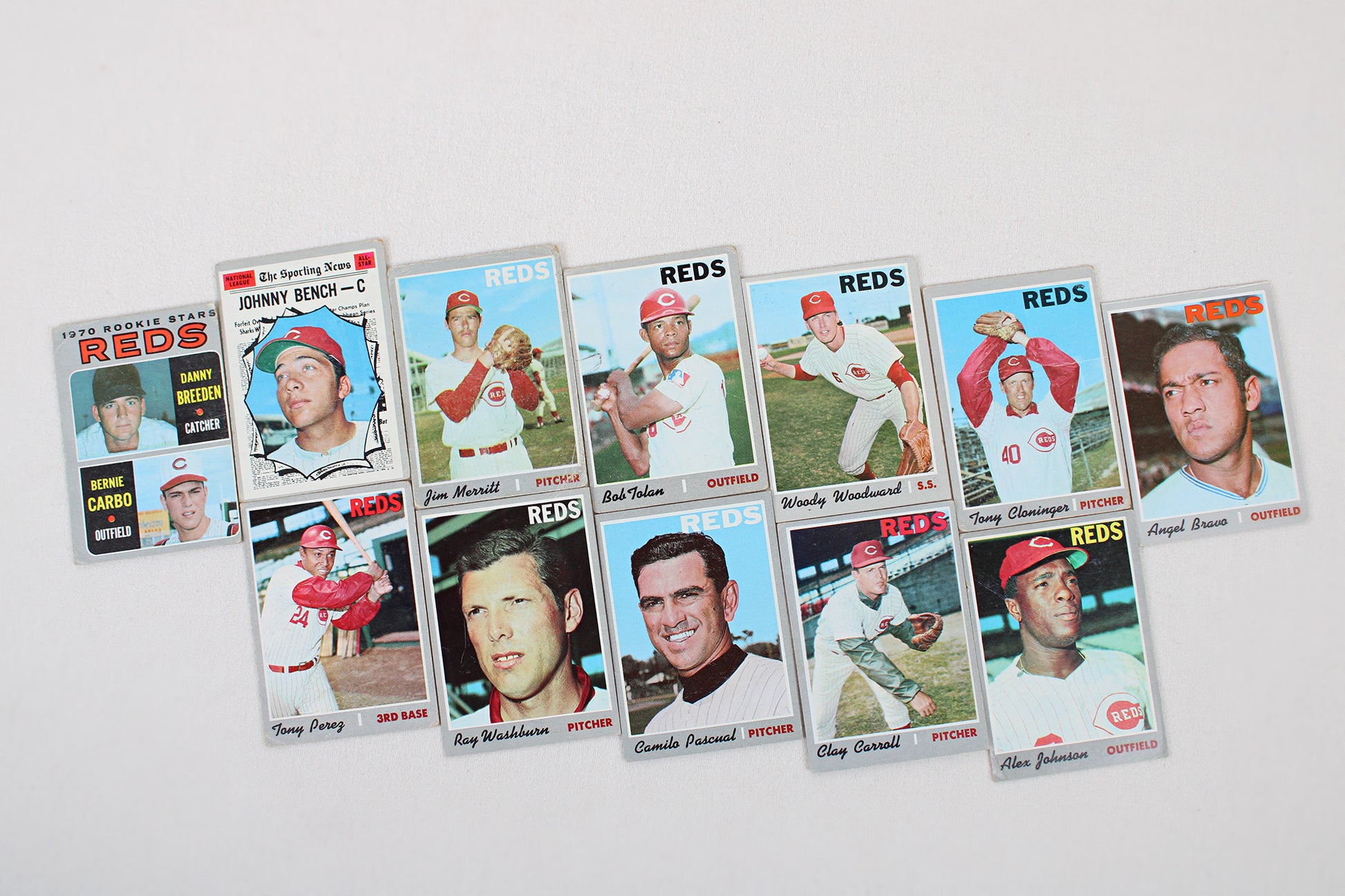 Cincinnati Reds: 1964-1971 Topps Baseball Card Pack