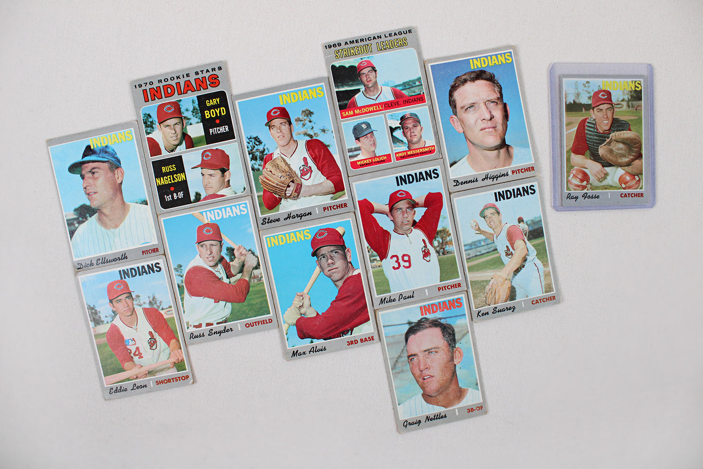 Cleveland Indians (Guardians): 1968-1971 Topps Baseball Card Pack